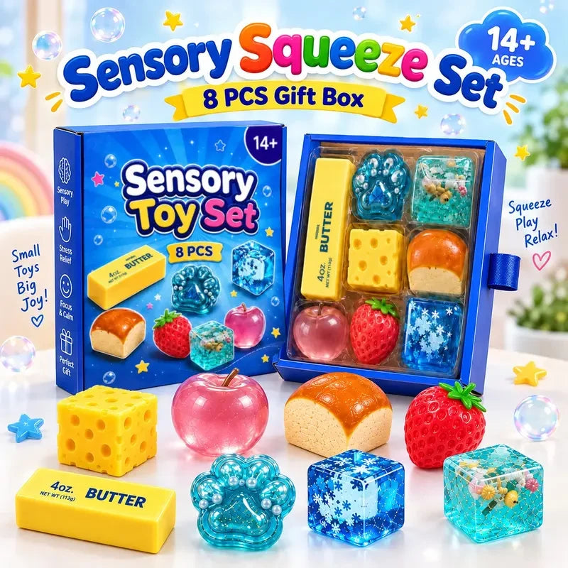 Squishy Sensory Fidget Toy Gift Box